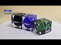 Jarrón de almacenamiento de cosméticos acrílicos profesionales Jarrón de belleza múltiple para cuidado de la piel con pantalla de impresión