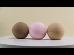 Contenedor de exfoliante para el cuerpo cosmético / frasco de plástico de bolas 10g 15g 20g 25g 30g 50g collar ABS