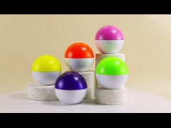 Por mayor 50 ml Jarrón de exfoliación de mantequilla para el cuerpo Contenedor de bola vacía en forma de flor de hielo Jarrón de crema facial 50 g piel