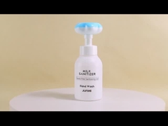 Botella de bomba de mousse PE 400ml / 13.53oz Dispensador de botella de bomba para lavar limpiador facial