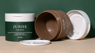 plástico cosmético de la crema del exfoliante corporal de la mascarilla del pelo de la cara del cuidado de piel del tapón de rosca del tirón de 250ml 300ml de encargo de lujo