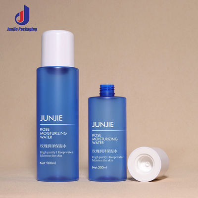 Botellas de plástico transparente mate 500 ml 300 ml 200 ml Botellas de plástico PET Cosméticos