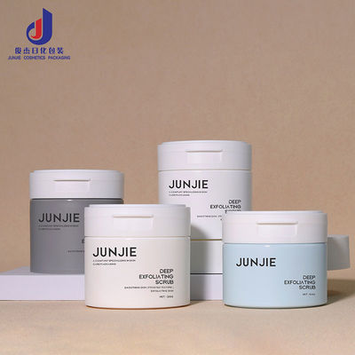 100g 120g Jarrón de cosméticos personalizados Jarrones de plástico vacíos con tapas y tapa de plástico