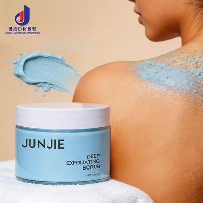 Jarrón de plástico para la inyección del cuerpo con tapa boca ancha botella personalizada pp máscara facial para el cabello salón de belleza de alta capacidad 80G-300G